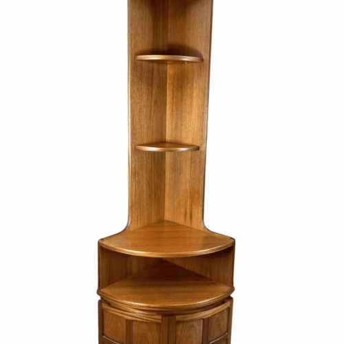 Vintage Mid Century Teak Corner Cabinet By Nathan Furniture
