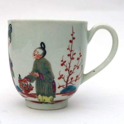 A good antique porcelain 1st Period Worcester Chinoiserie Mandarin Cup C.18thC - Image 2