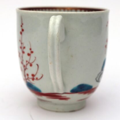 A good antique porcelain 1st Period Worcester Chinoiserie Mandarin Cup C.18thC - Image 4