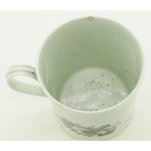 An antique Worcester porcelain Royal Commemorative Frederick II Tankard 18th/19thC