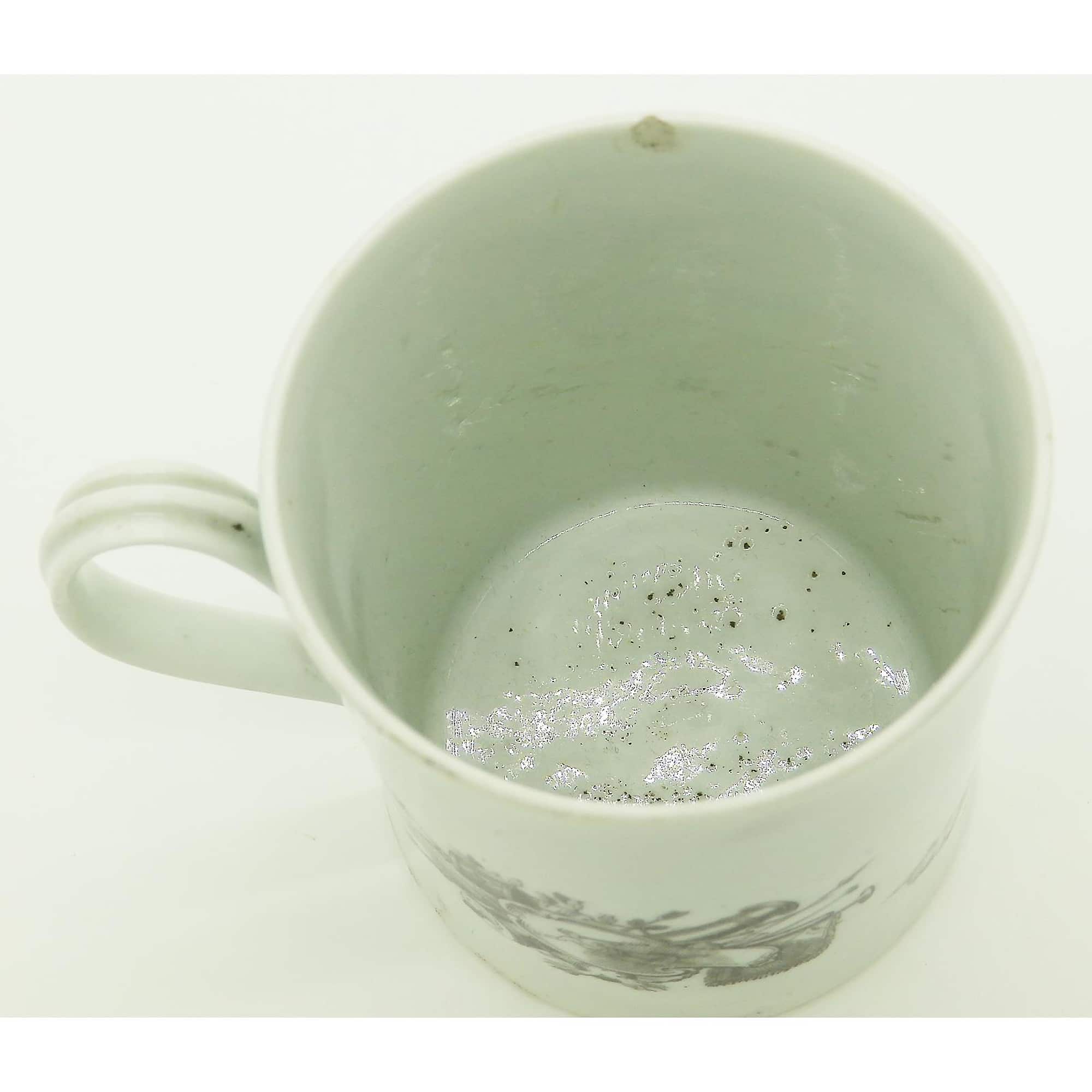 An antique Worcester porcelain Royal Commemorative Frederick II Tankard 18th/19thC