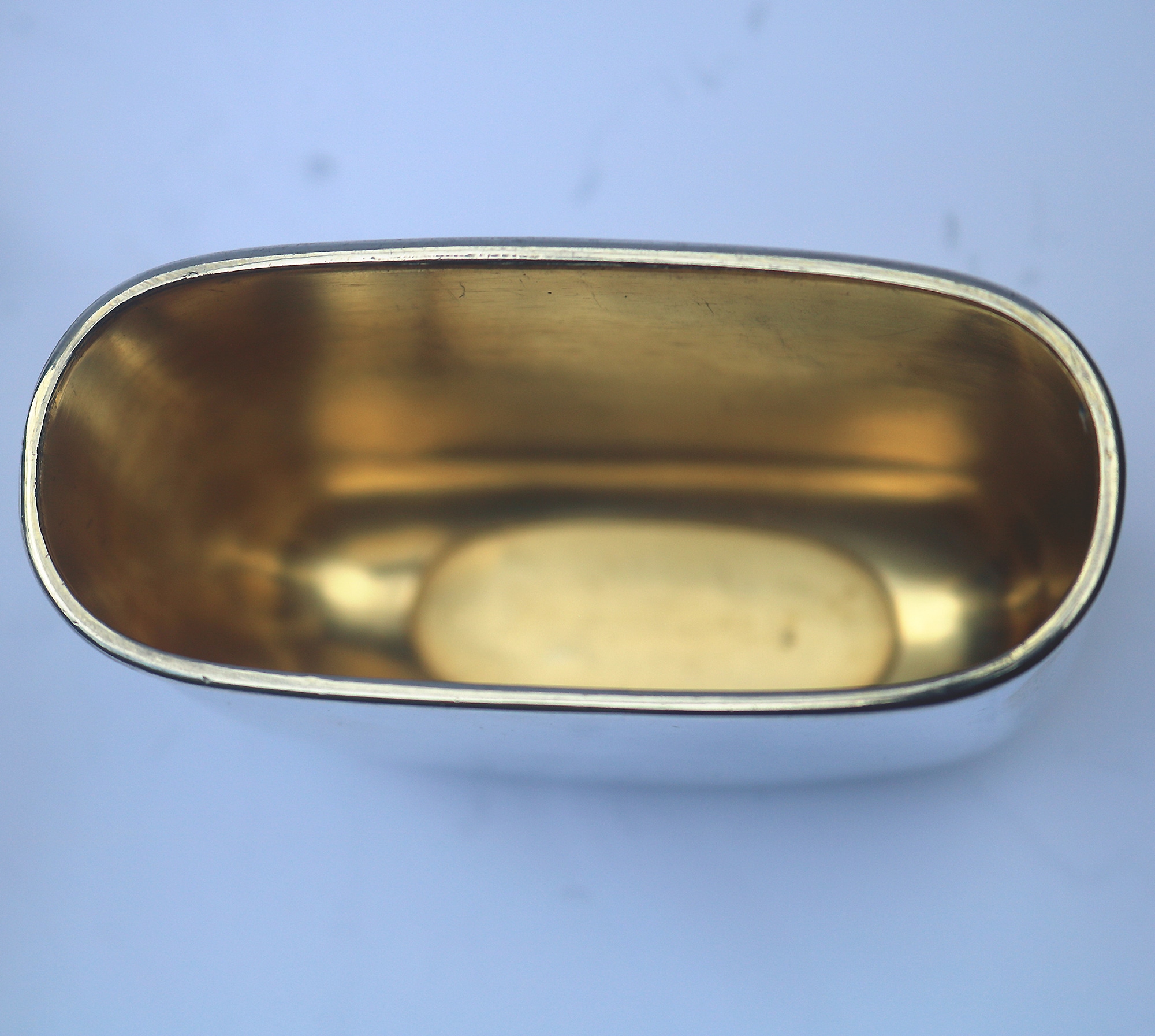 A good and attractive silver plated and glass Hip Flask by Harrods C.20thC