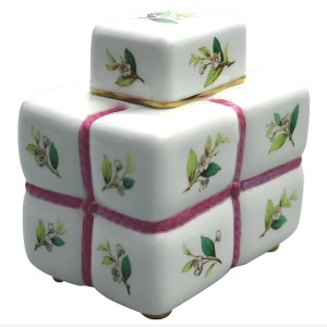 Antique Victorian Christopher Dresser Minton porcelain novelty Tea Caddy C.19thC