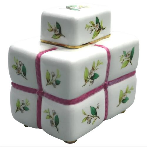 Antique Victorian Christopher Dresser Minton porcelain novelty Tea Caddy C.19thC