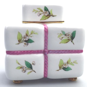 Antique Victorian Christopher Dresser Minton porcelain novelty Tea Caddy C.19thC