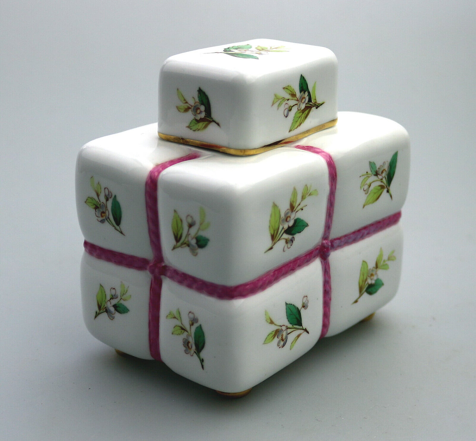 Antique Victorian Christopher Dresser Minton porcelain novelty Tea Caddy C.19thC