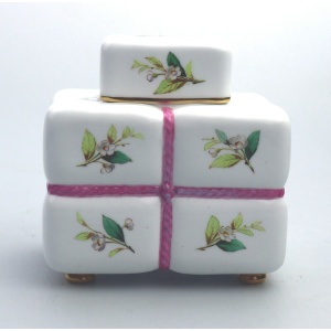 Antique Victorian Christopher Dresser Minton porcelain novelty Tea Caddy C.19thC