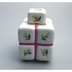 Antique Victorian Christopher Dresser Minton porcelain novelty Tea Caddy C.19thC