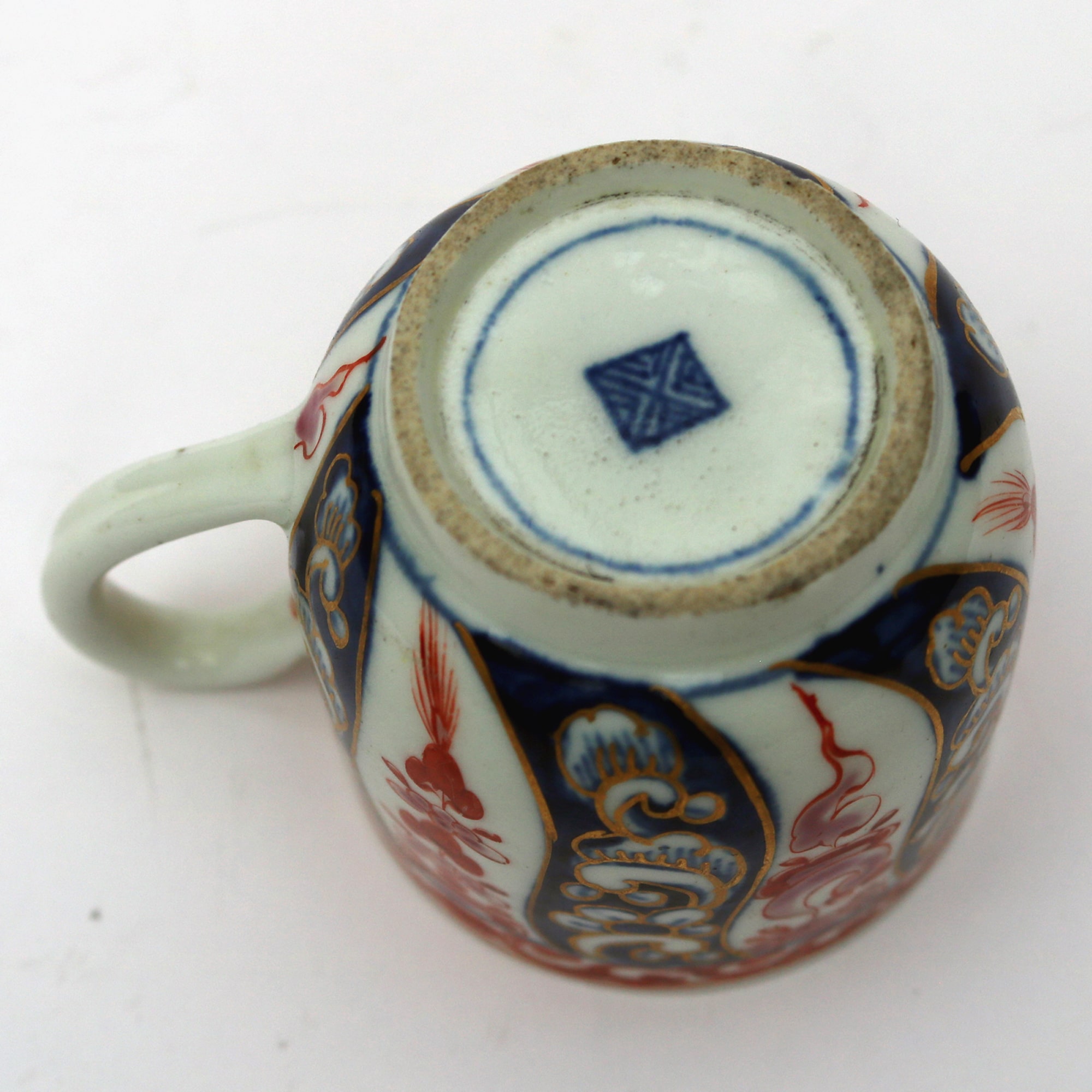 A good antique porcelain 1st Period Worcester Queen Charlotte Coffee Can C.1770