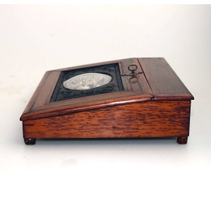 An extremely rare antique Palais Royal Madonna & child ladies Lap Desk C.19thC