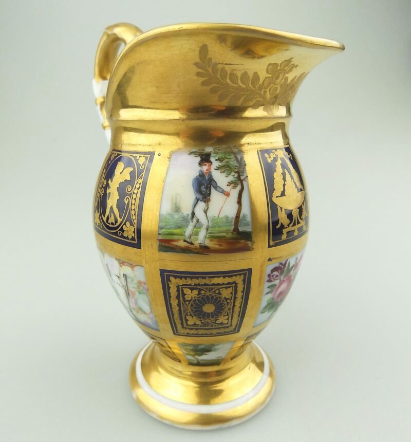 Extraordinary & very fine & extremely rare antique Old Paris porcelain Jug 1810