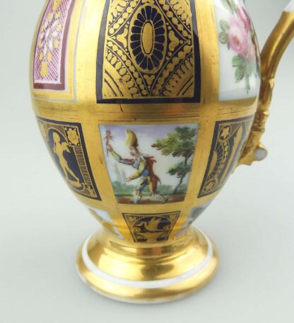 Extraordinary & very fine & extremely rare antique Old Paris porcelain Jug 1810 - Image 6