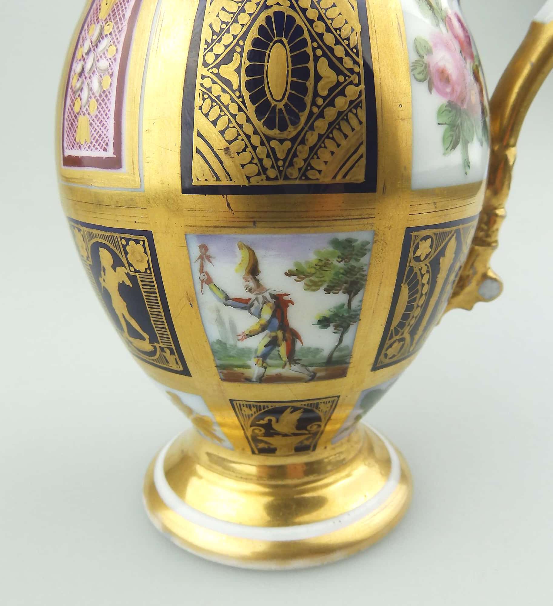 Extraordinary & very fine & extremely rare antique Old Paris porcelain Jug 1810