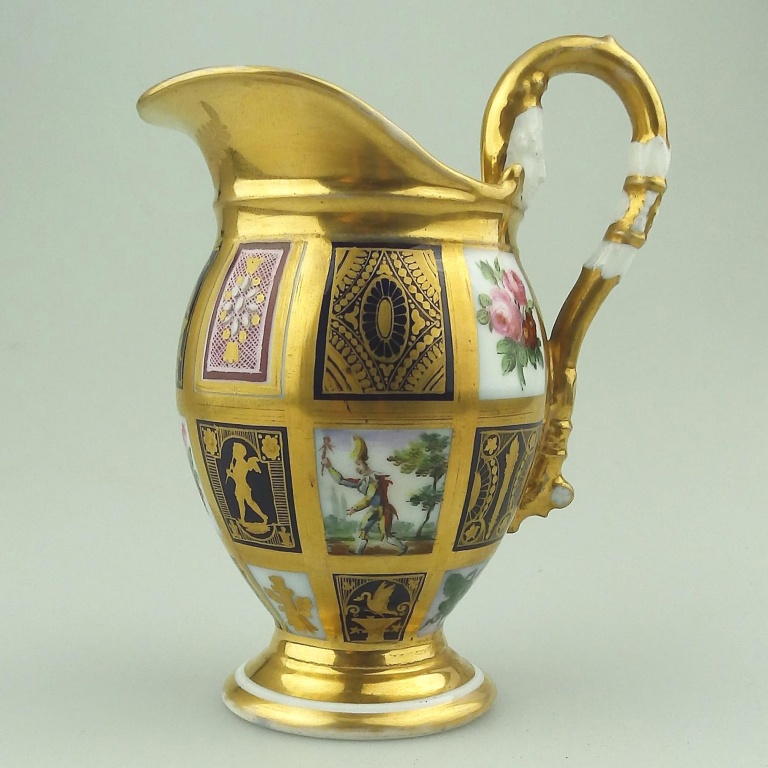 Extraordinary & very fine & extremely rare antique Old Paris porcelain Jug 1810 - Image 7