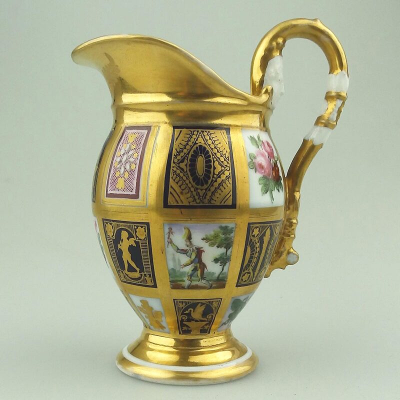 Extraordinary & very fine & extremely rare antique Old Paris porcelain Jug 1810