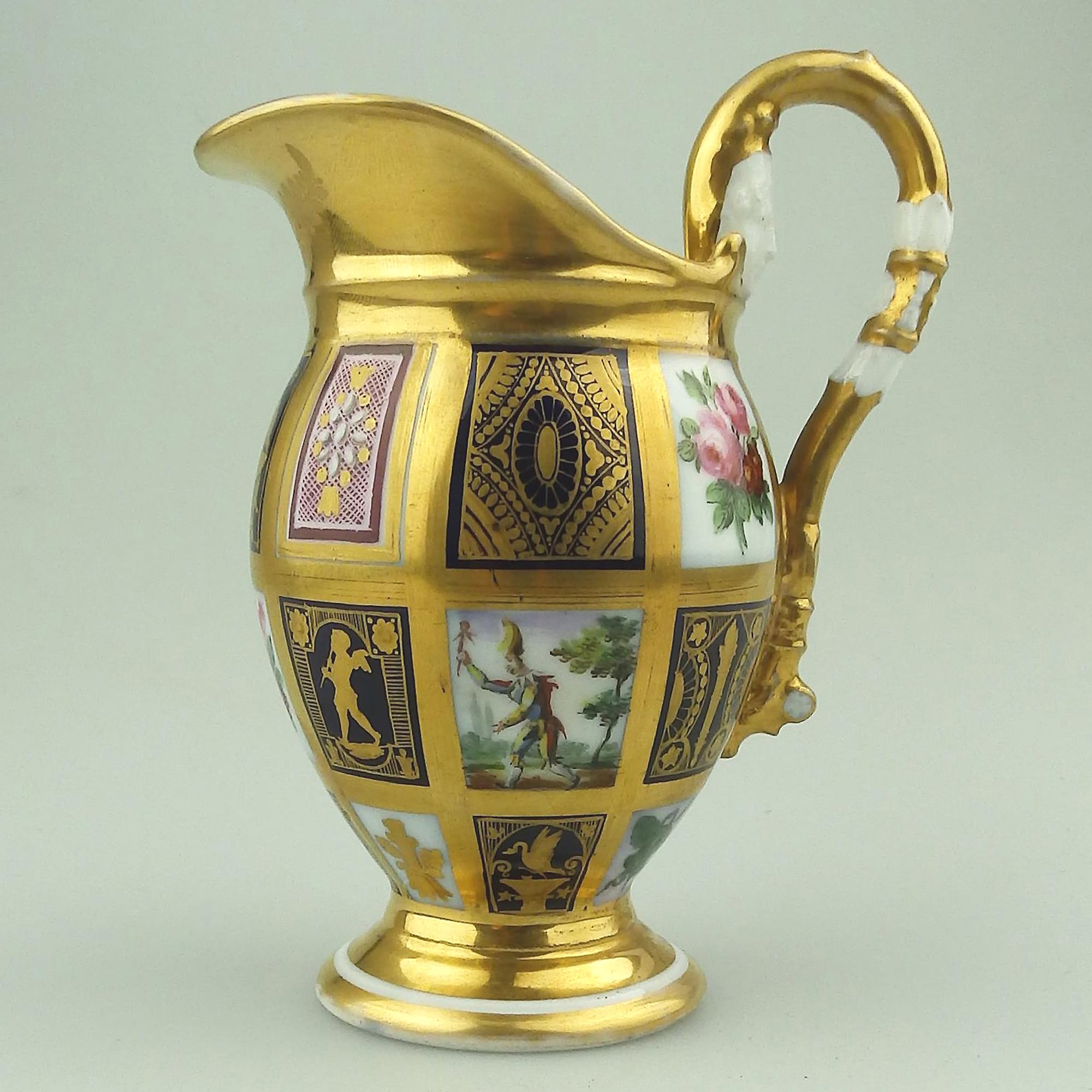 Extraordinary & very fine & extremely rare antique Old Paris porcelain Jug 1810