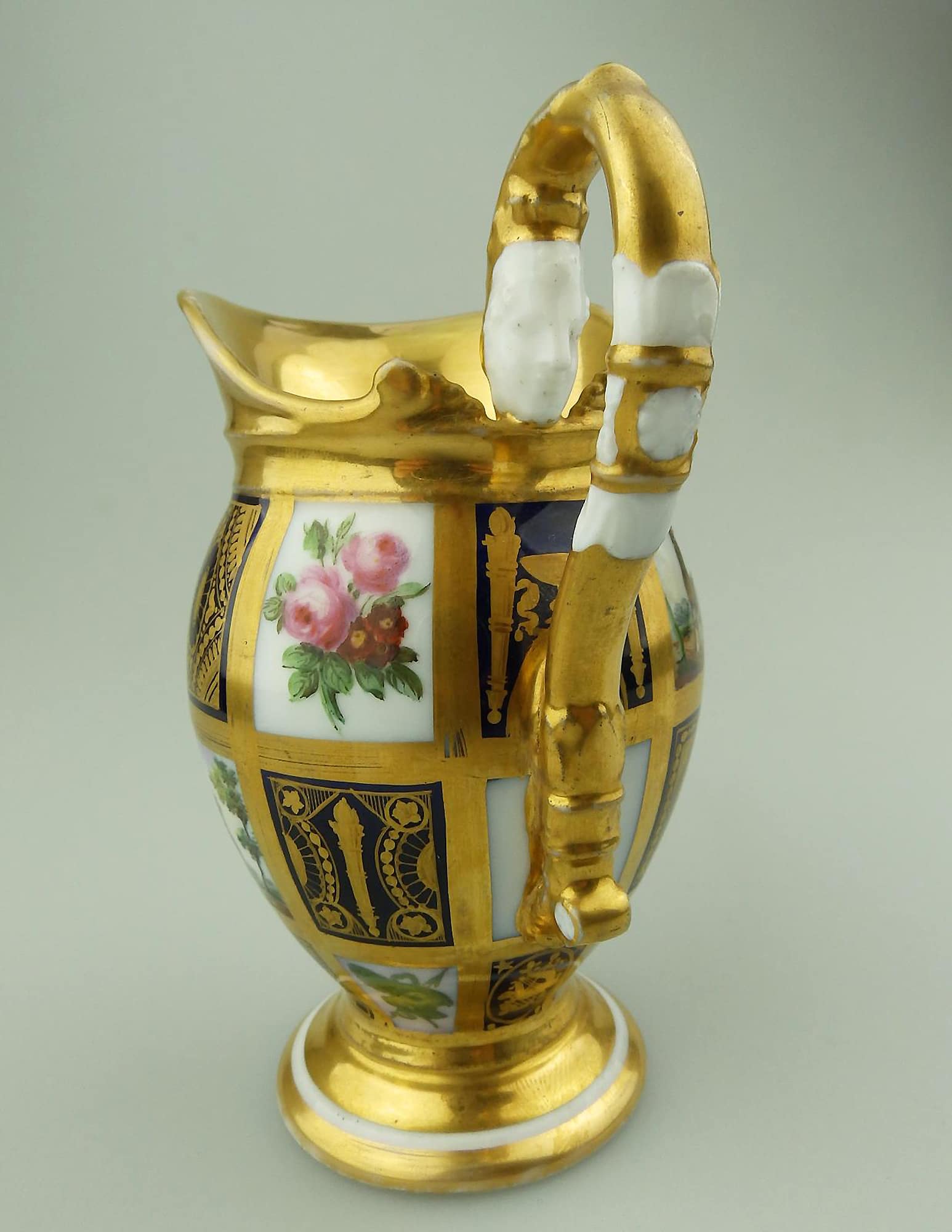 Extraordinary & very fine & extremely rare antique Old Paris porcelain Jug 1810
