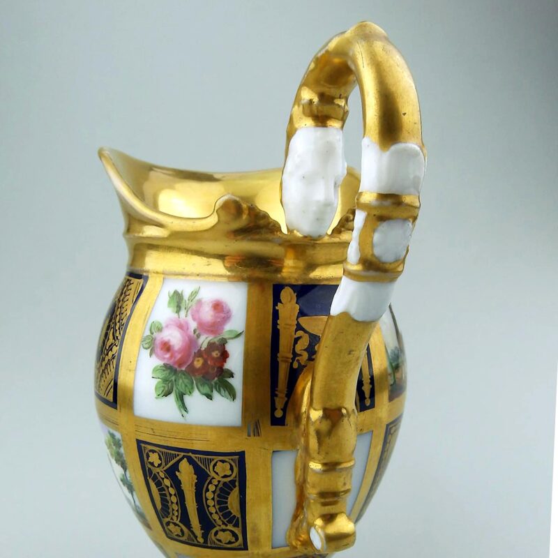 Extraordinary & very fine & extremely rare antique Old Paris porcelain Jug 1810
