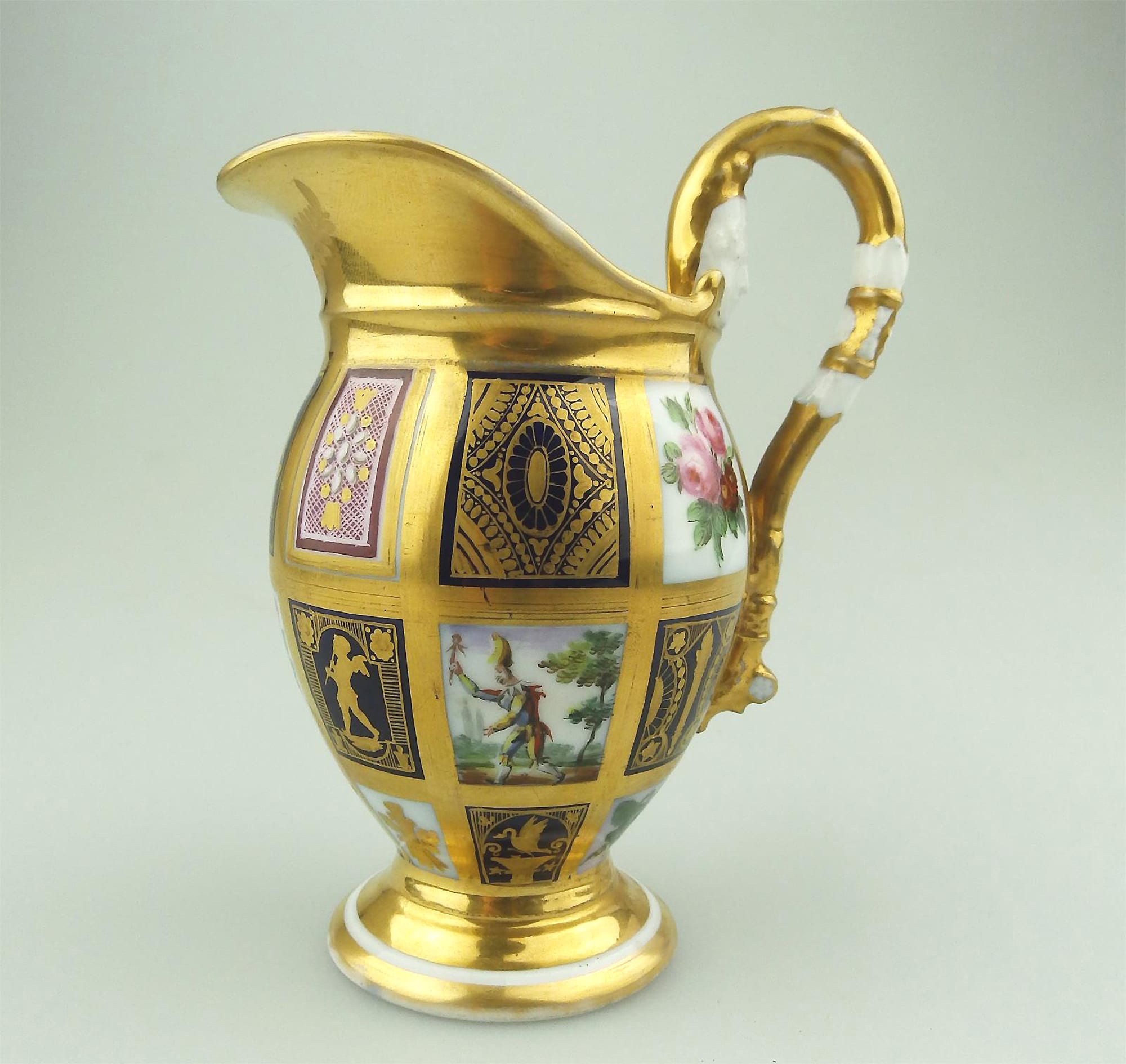 Extraordinary & very fine & extremely rare antique Old Paris porcelain Jug 1810