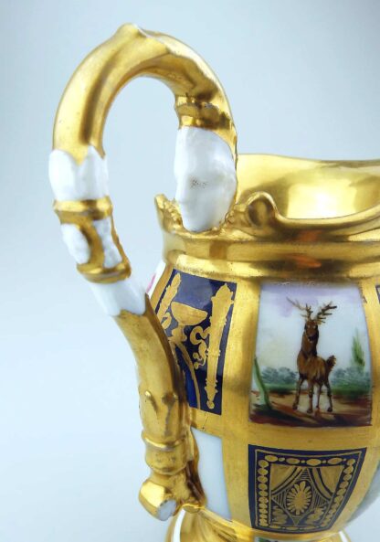 Extraordinary & very fine & extremely rare antique Old Paris porcelain Jug 1810 - Image 12
