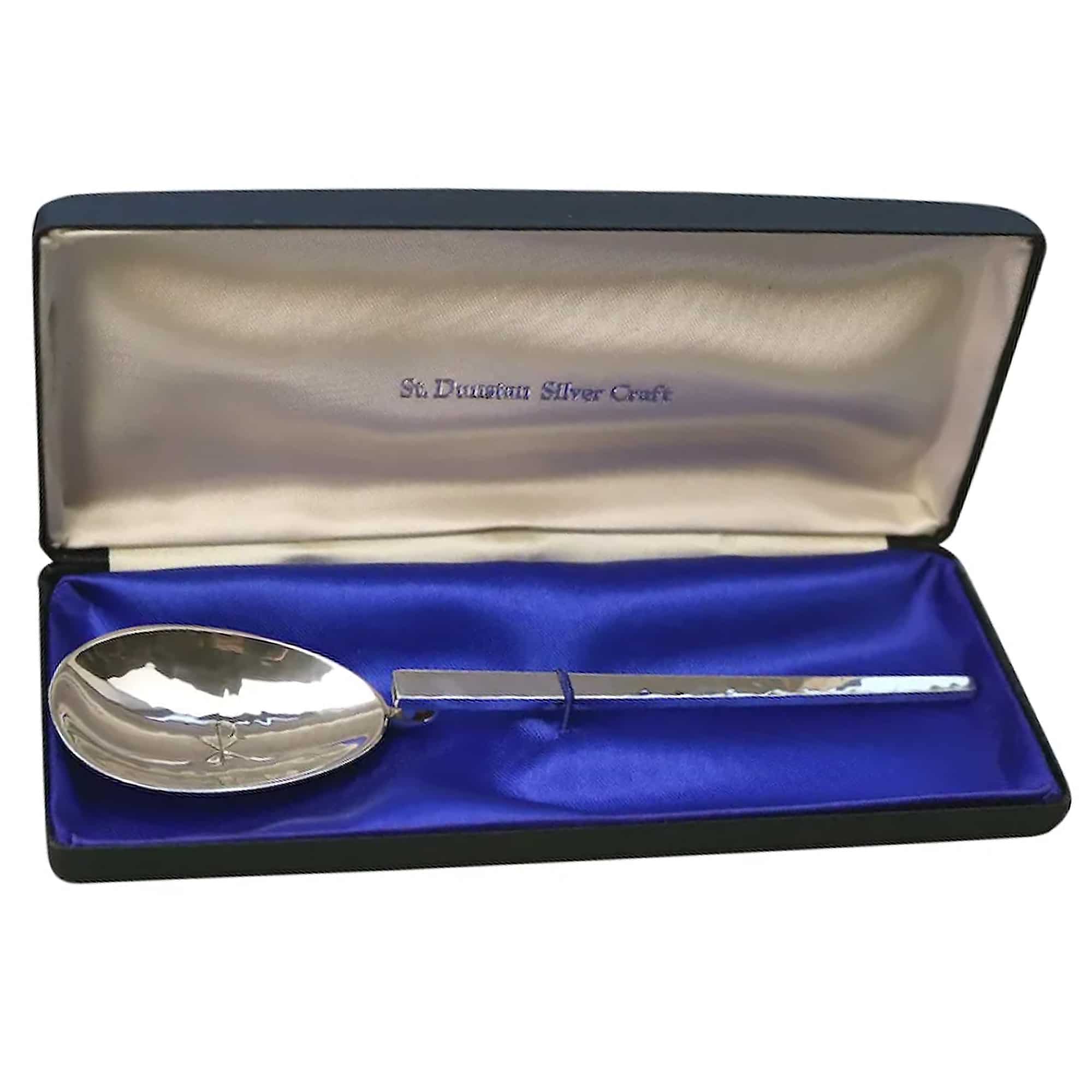 A E Jones unusual English solid silver novelty 400 AD Roman design Spoon C.1970