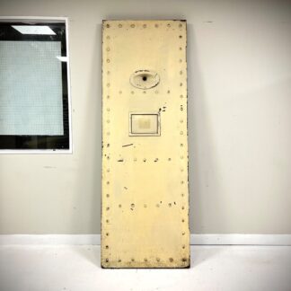 British, 19th Century, Oak & Steel Prison Door