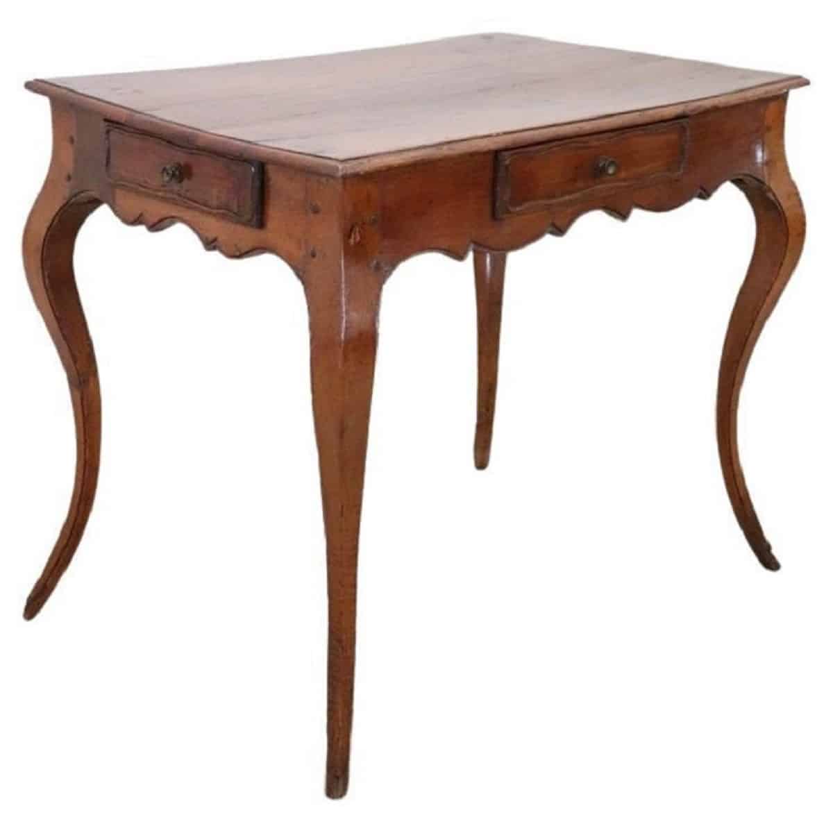 Antique Table In Cherry Wood