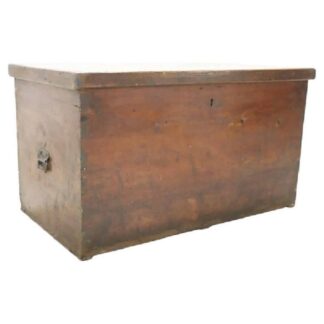 Antique Rustic Trunk In Fir Wood