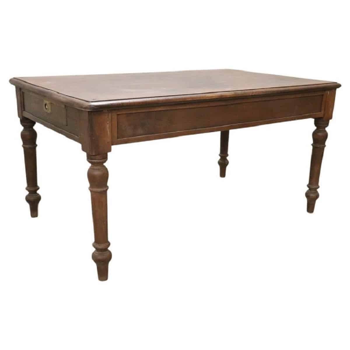 Kitchen Table In Oak Wood, Early 20th Century