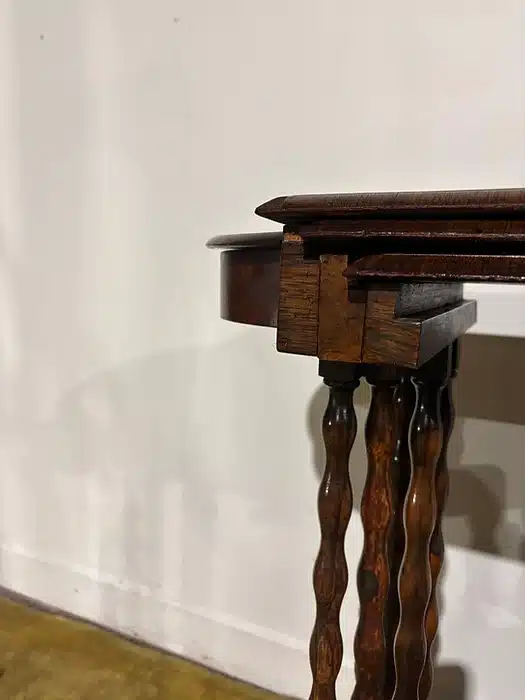 Regency Rosewood Nest of Three Tables