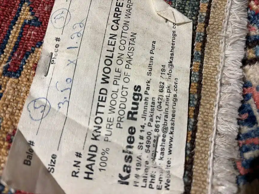 Kashee Hand Knotted Pure Wool Runner