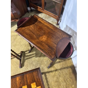 Regency Rosewood Nest of Three Tables