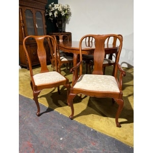 Chinese Rosewood Dining Room Table & Eight Chairs