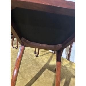 Set Of Four Mahogany Queen Anne Style Dining Chairs
