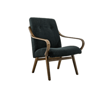 Black Armchair By Jaroslav Smídek For Ton, Czechoslovakia, 1960's