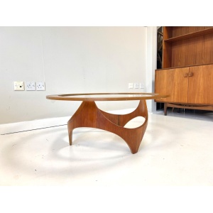 Henry P. Glass, Biomorphic Teak Coffee Table
