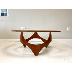 Henry P. Glass, Biomorphic Teak Coffee Table