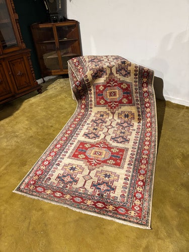 Kashee Hand Knotted Pure Wool Runner