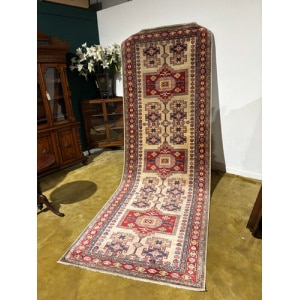 Kashee Hand Knotted Pure Wool Runner