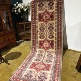 Kashee Hand Knotted Pure Wool Runner