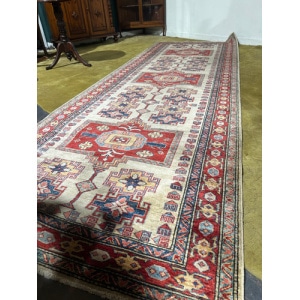 Kashee Hand Knotted Pure Wool Runner
