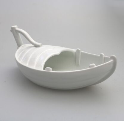 An extremely rare antique Minton porcelain novelty Nautical Spoon Warmer C.19thC - Image 4