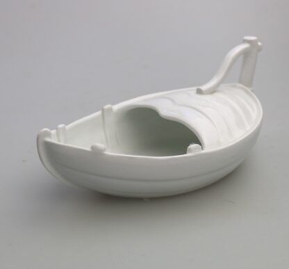 An extremely rare antique Minton porcelain novelty Nautical Spoon Warmer C.19thC - Image 5
