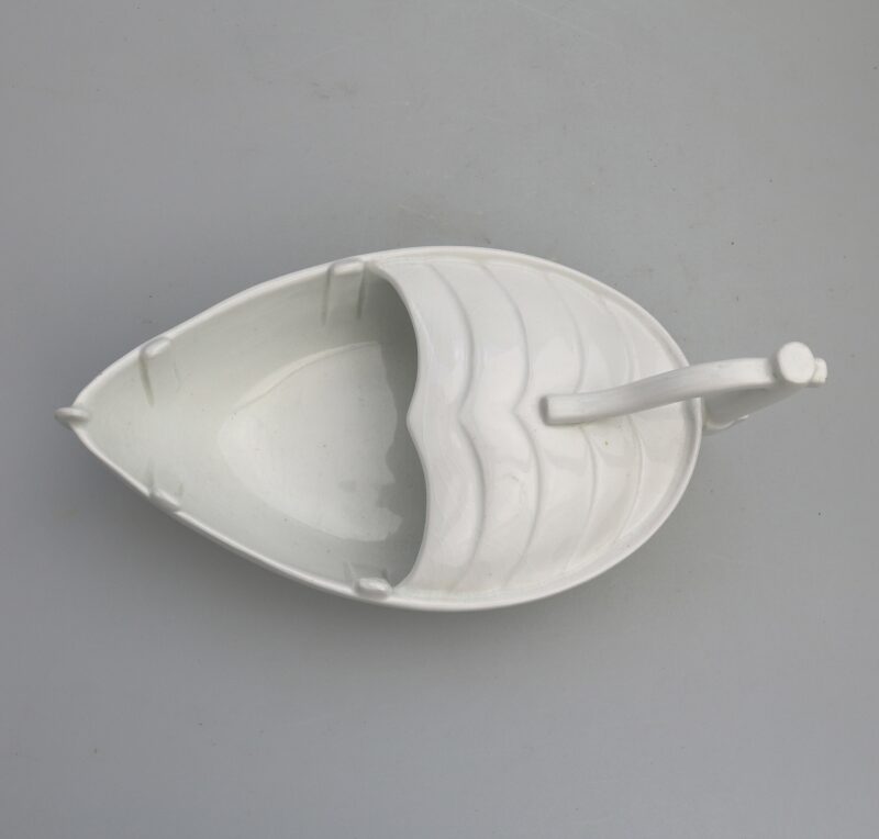 An extremely rare antique Minton porcelain novelty Nautical Spoon Warmer C.19thC