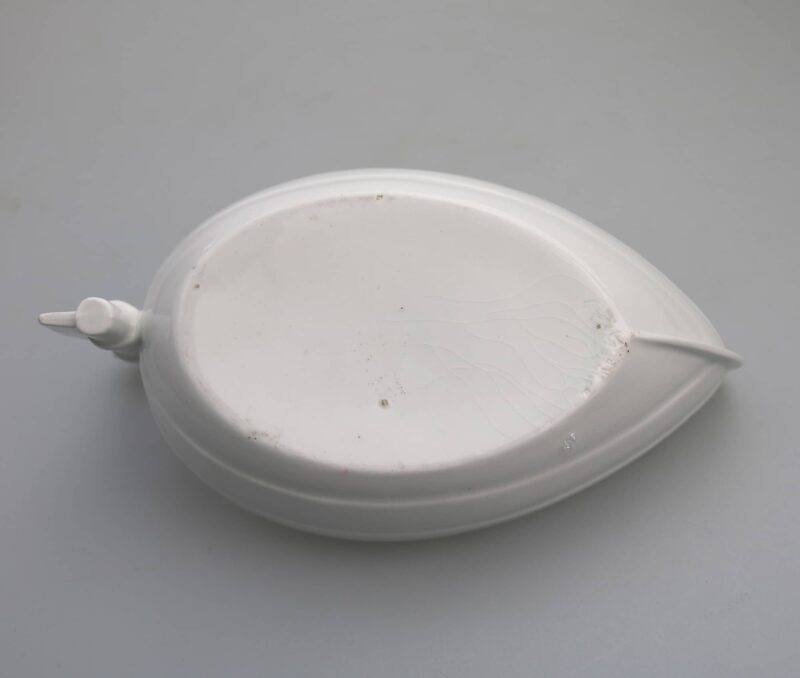 An extremely rare antique Minton porcelain novelty Nautical Spoon Warmer C.19thC