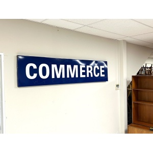 Paris Metro, Salvaged ‘Commerce’ Sign