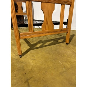Pine Single Bed With Vintage Spring Base