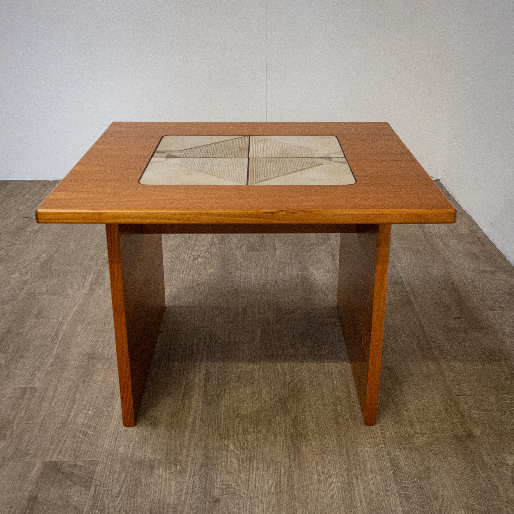 Danish Gangsø Møbler MCM Tiled Teak Coffee Table
