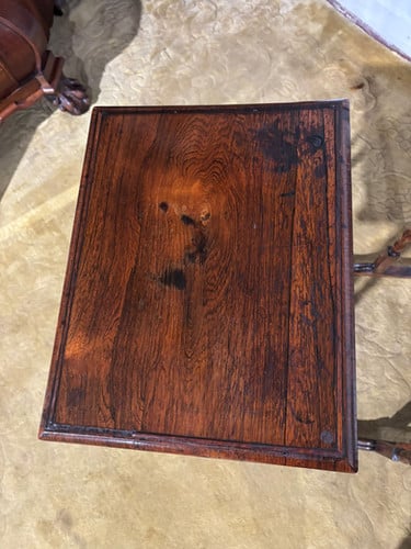 Regency Rosewood Nest of Three Tables