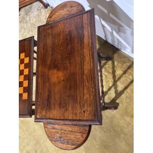 Regency Rosewood Nest of Three Tables